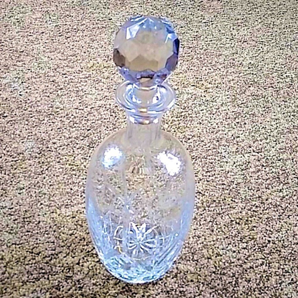 VTG Samobor Royal Gallery Crystal Hand Made Bottle Royal